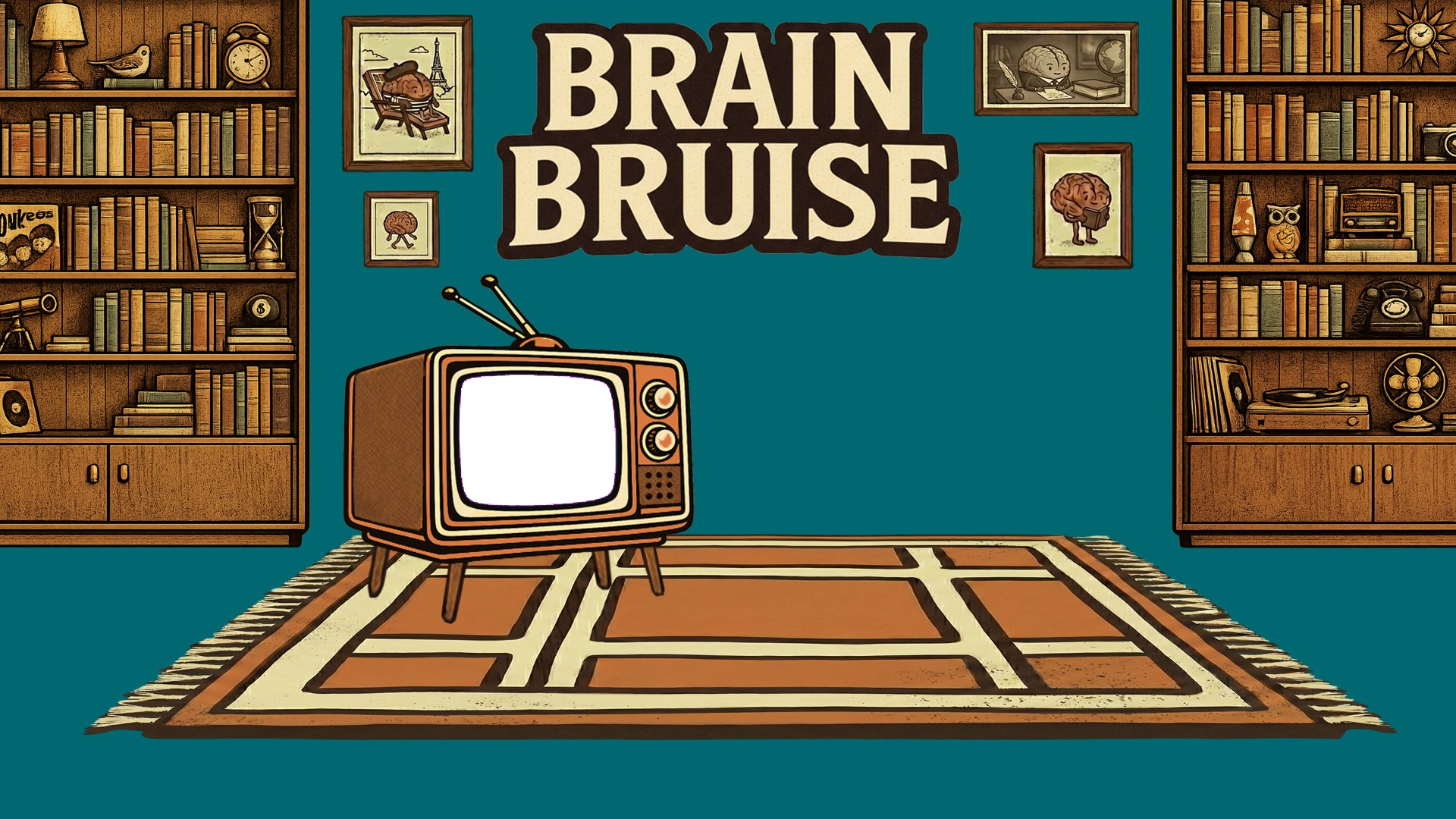 Brain Bruise TV Room